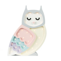 Little Lights Owl Lamp | Pastel