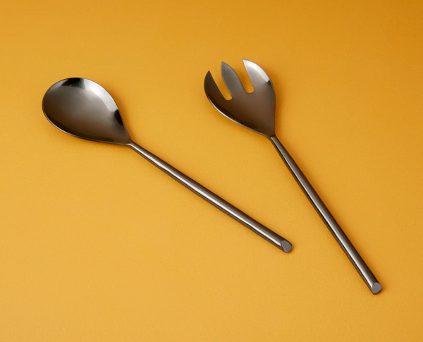 Salad Serving Set | Matte Onyx