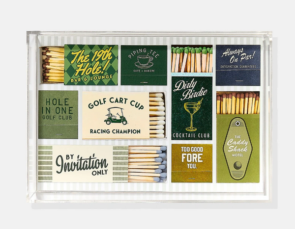 Golf Matchbook Tray