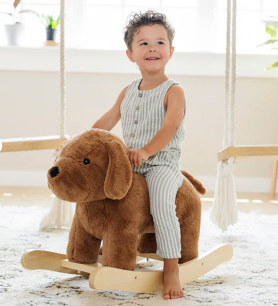 Stuffed Puppy Rocker