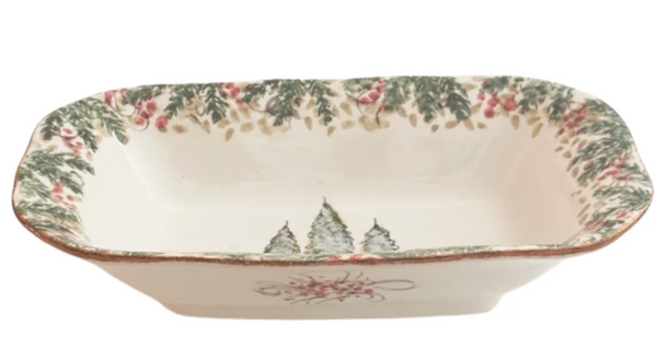 Natale Rectangular Dish