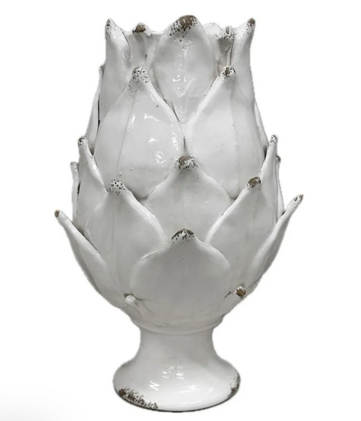 Scavo Harvest Vase | Antique White