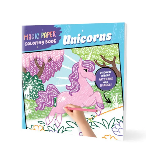 Magic Paper Coloring Book: Unicorns