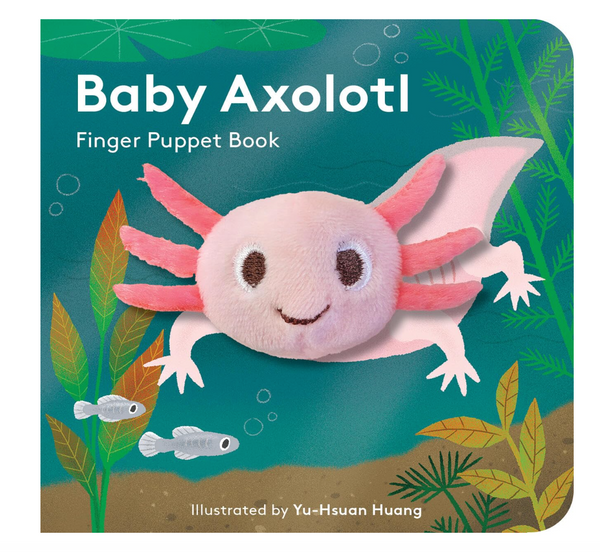 Baby Axolotl Finger Puppet Book