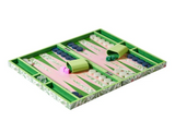 Lacquer Backgammon Set | Palm Beach Green