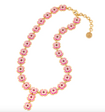 Dianthus Convertible Necklace | Pink Jade