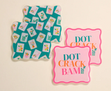 Table Talk Acrylic Coaster Set | It's Mahj Time