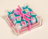Table Talk Acrylic Coaster Set | It's Mahj Time