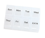 Leah Travel Pill Box | Navy