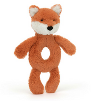Bashful Fox Cub Ring Rattle