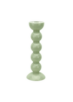 Sage Bobbin Candle Stick - 24 cm