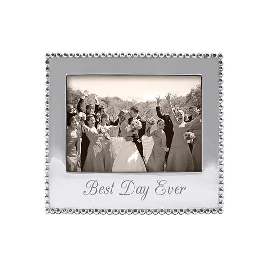 Beaded Best Day Ever 5x7 Frame