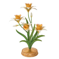 Meadow Walk Daffodil 14" Centerpiece Candelabra | Yellow