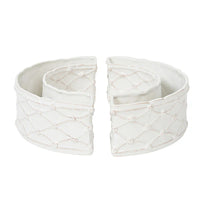 Berry & Thread Petite Parterre Garden Half Circle Vase Set/2 | Whitewash