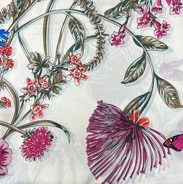 Floral Branches - Ivory