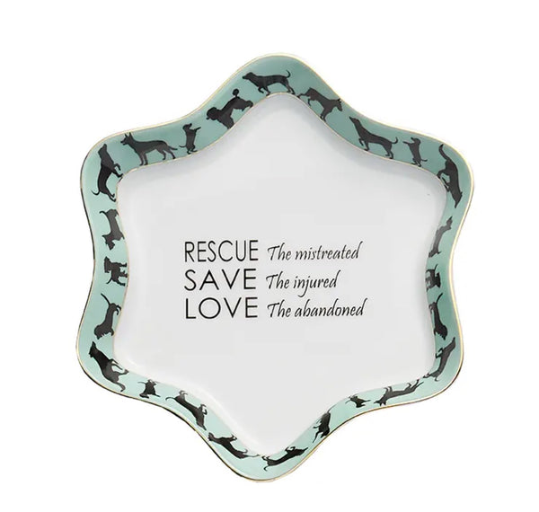 Rescue, Save, Love Ring Tray