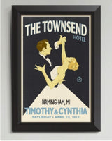 Personalized Wedding Poster | Framed