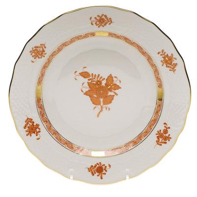 Chinese Bouquet Dessert Plate | Rust