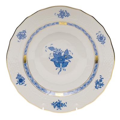 Chinese Bouquet Dessert Plate | Blue