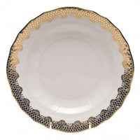 Fish Scale Dessert Plate | Gold