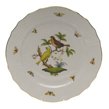 Rothschild Bird Service Plate | Motif #6