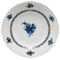 Chinese Bouquet Dessert Plate | Navy