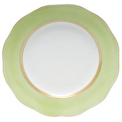 Silk Ribbon Dessert Plate | Lime