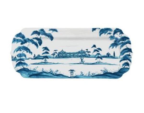 Country Estate Delft Blue Hostess Tray
