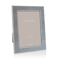 Faux Shagreen Frame 4 x 6 | Grey