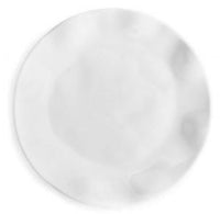 Ruffle White Salad Plate | White