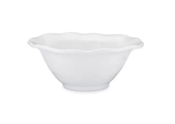 Ruffle Cereal Bowl White