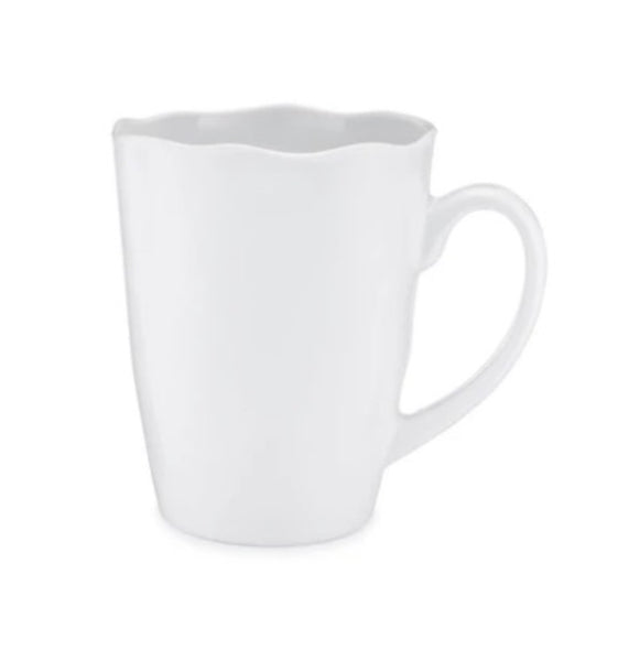 Ruffle 15Oz Mug White