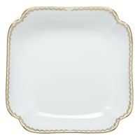 Golden Laurel Square Fruit Dish