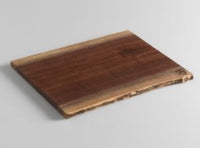Double Live Edge Cutting Board | Black Walnut