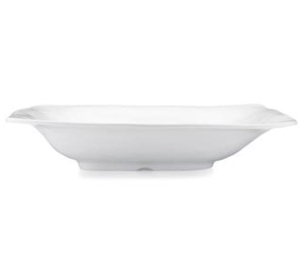 Ruffle Rectangle Melamine Serving Bowl