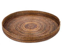 Rattan Round Tray