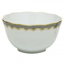 Fish Scale Round Bowl | Gray