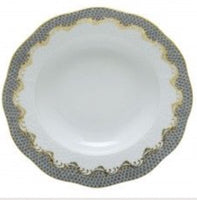 Fish Scale Dessert Plate | Gray