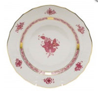 Chinese Bouquet Dessert Plate | Raspberry