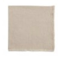 Herringbone Fringe Edge Napkin | Flax
