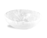 White Resin Wave Bowl | Large