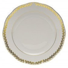 Golden Laurel Dessert Plate