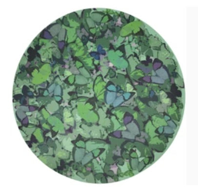 Mariposa Round Placemat | Green