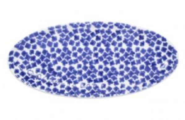 Santorini Oval Platter | Flower