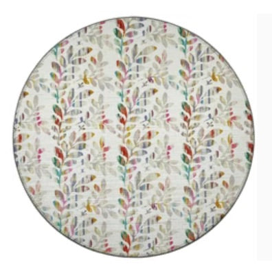 Tuileries Round Placemat | Champagne