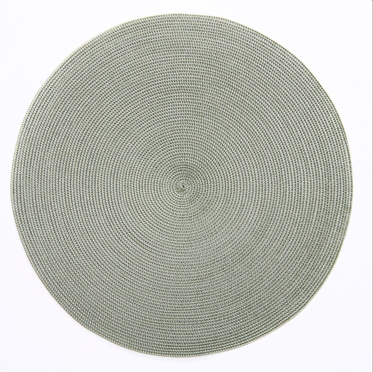 Linen Braid 15" Round Placemat | Sage