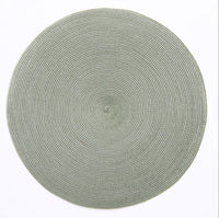 Linen Braid 15" Round Placemat | Sage