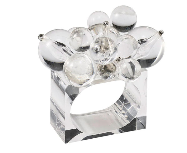 Cloud Napkin Ring | Clear