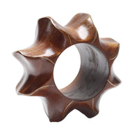 Twist Napkin Ring | Brown/Gold