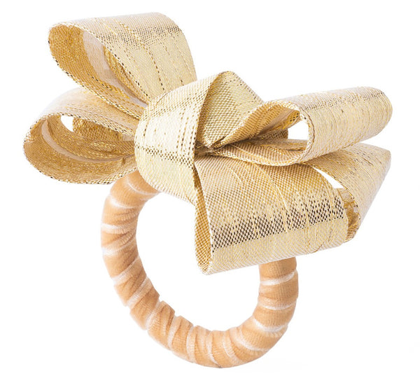 Tuxedo Gold Napkin Ring